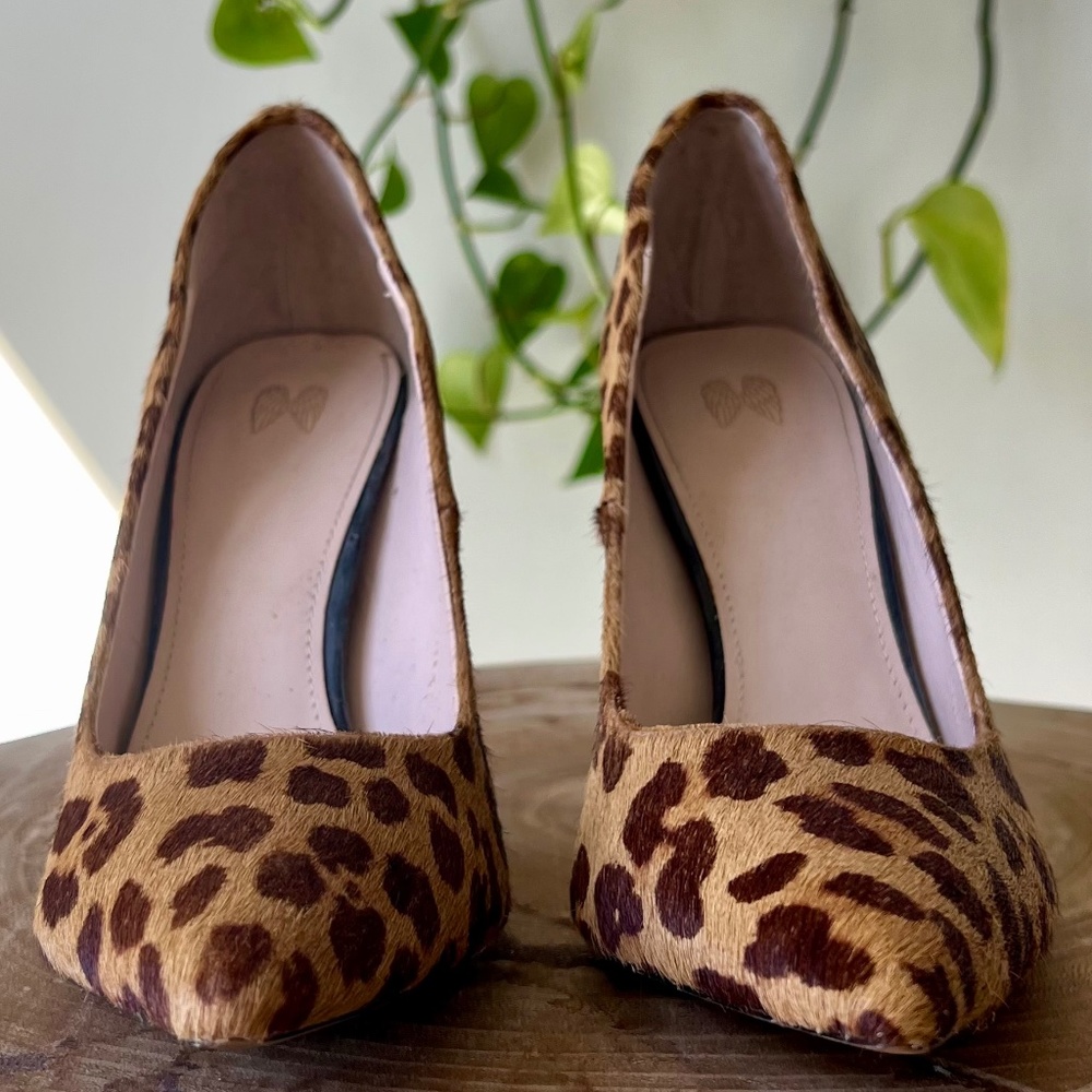 Leopard print heels